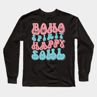 Boho spirit, happy soul Long Sleeve T-Shirt